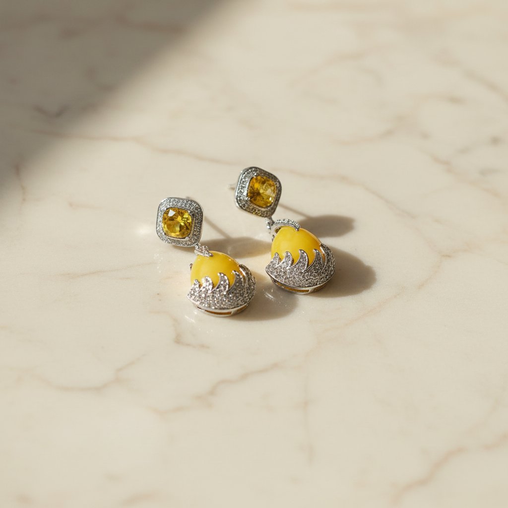 Giselle Citrine Earrings