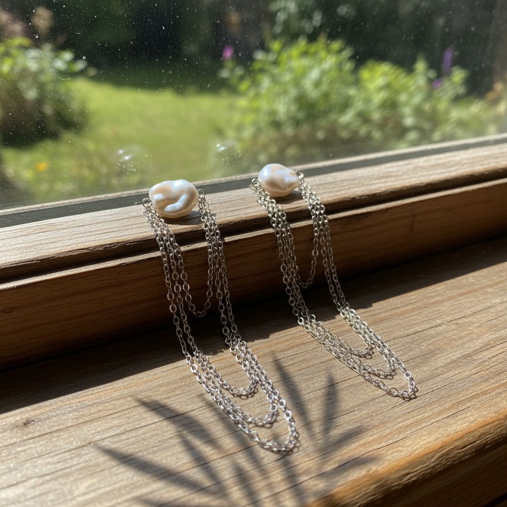 Lourdes Pearl Earrings