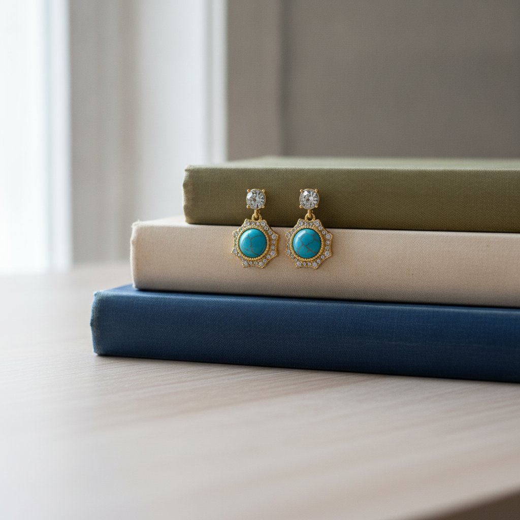 Pia Turquoise Earrings