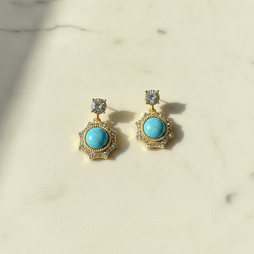 Pia Turquoise Earrings