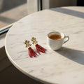 Tamsin Ruby Earrings