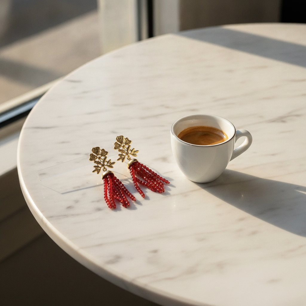 Tamsin Ruby Earrings