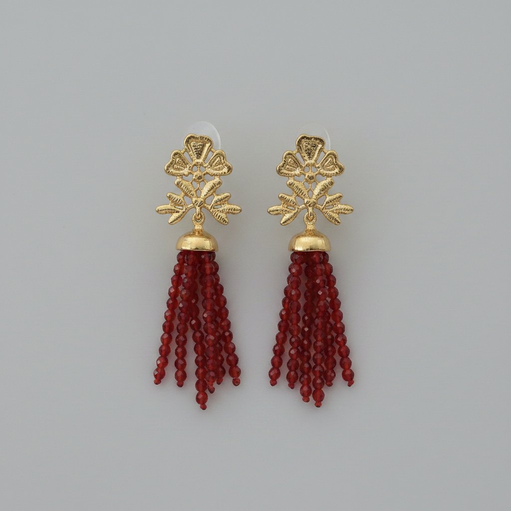 Tamsin Ruby Earrings