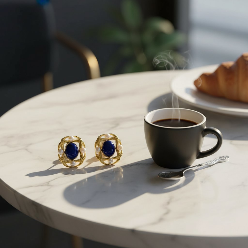 Valentine Sapphire Earrings