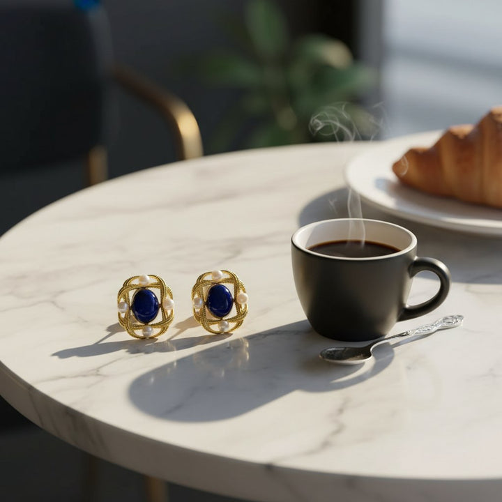 Valentine Sapphire Earrings