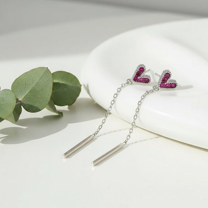Alba Ruby Earrings