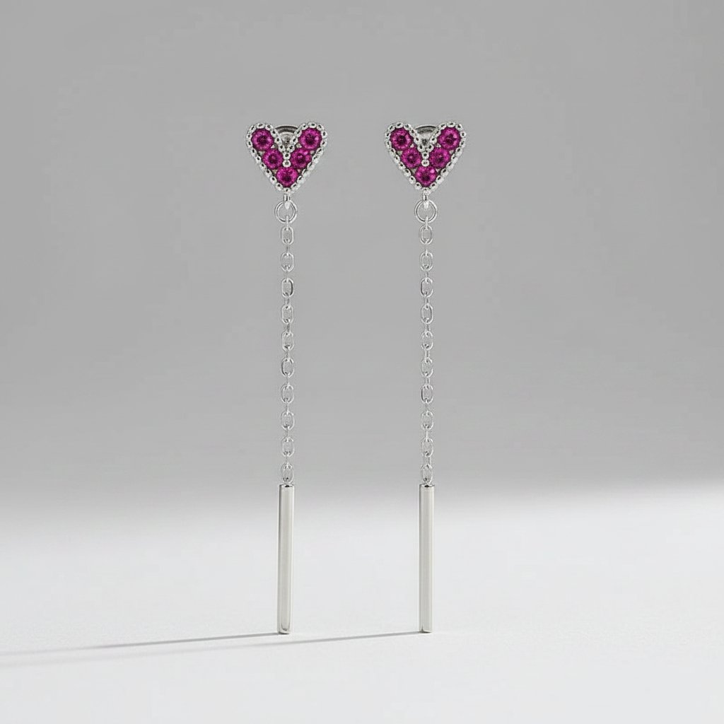 Alba Ruby Earrings