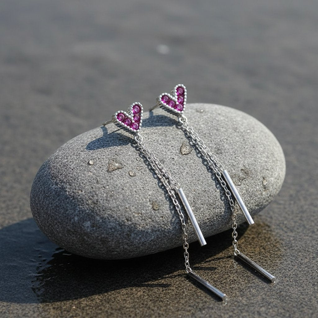 Alba Ruby Earrings