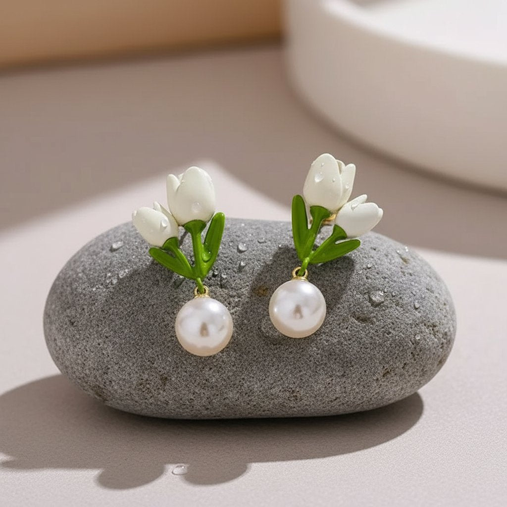 Ines Pearl Earrings