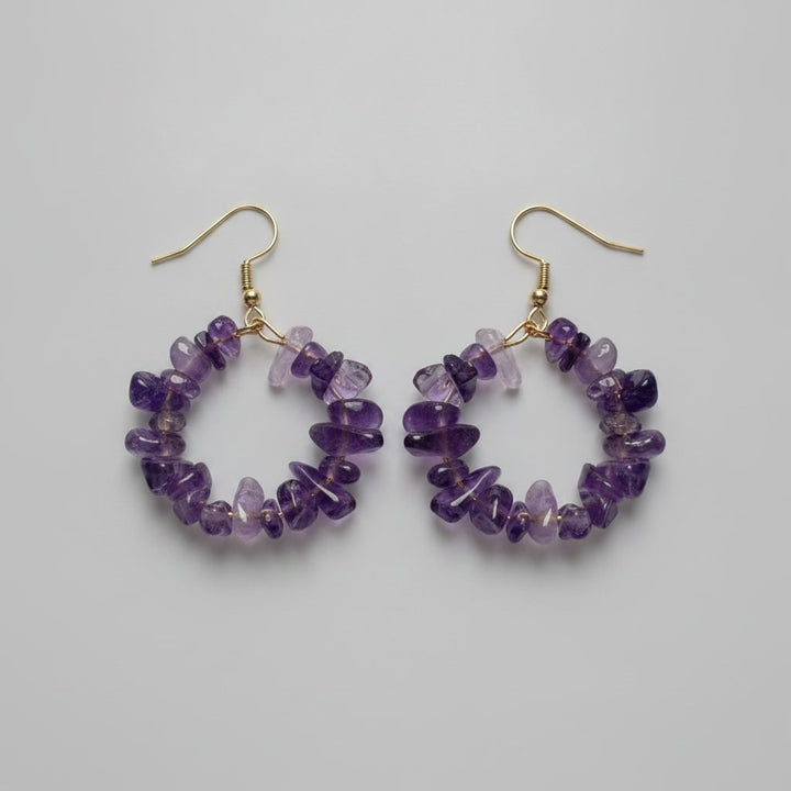 Zaria Amethyst Earrings