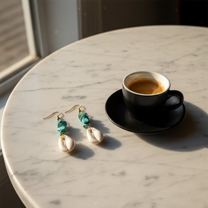 Clemence Turquoise Earrings