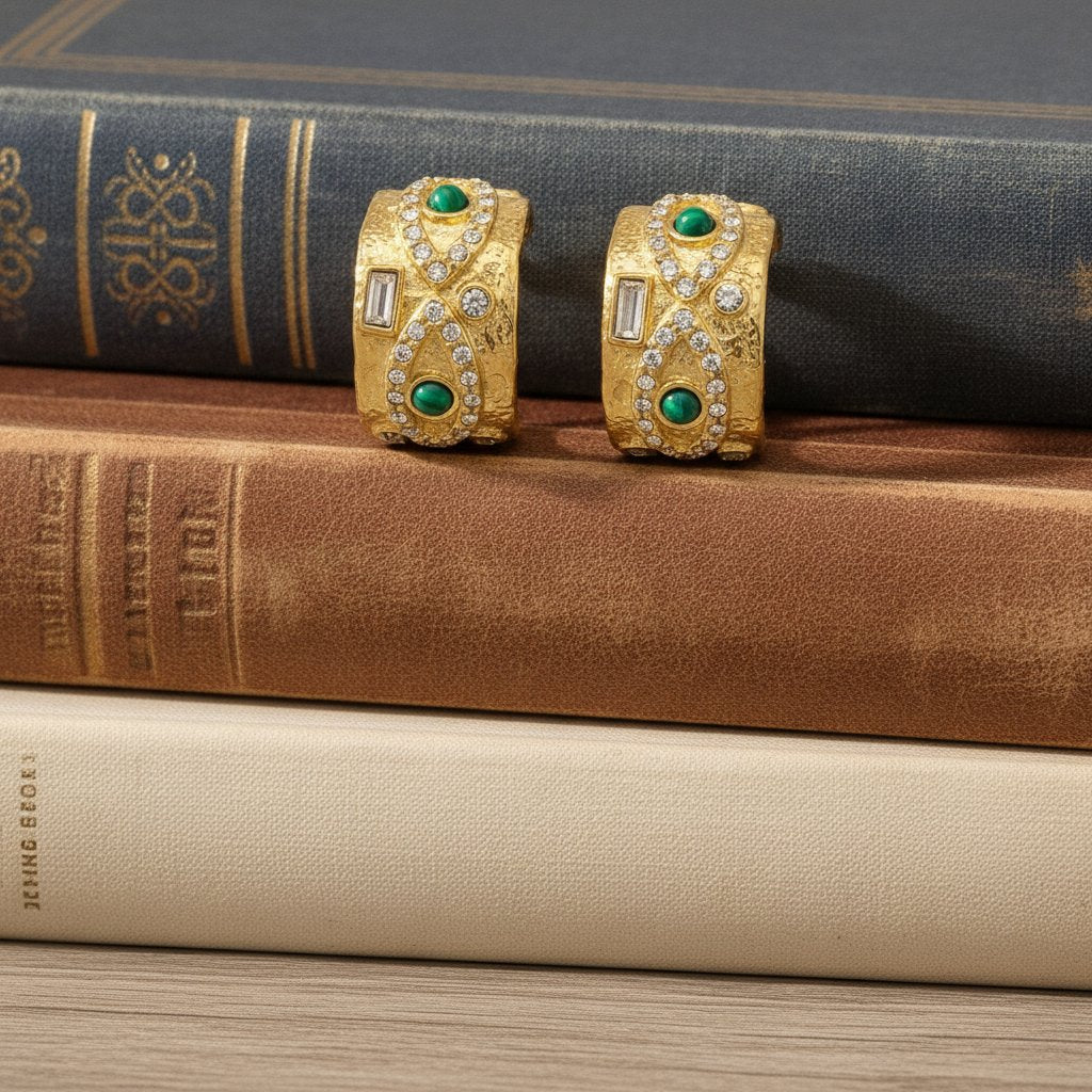 Hespera Emerald Earrings
