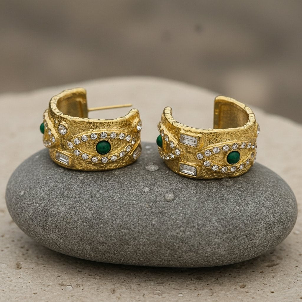 Hespera Emerald Earrings