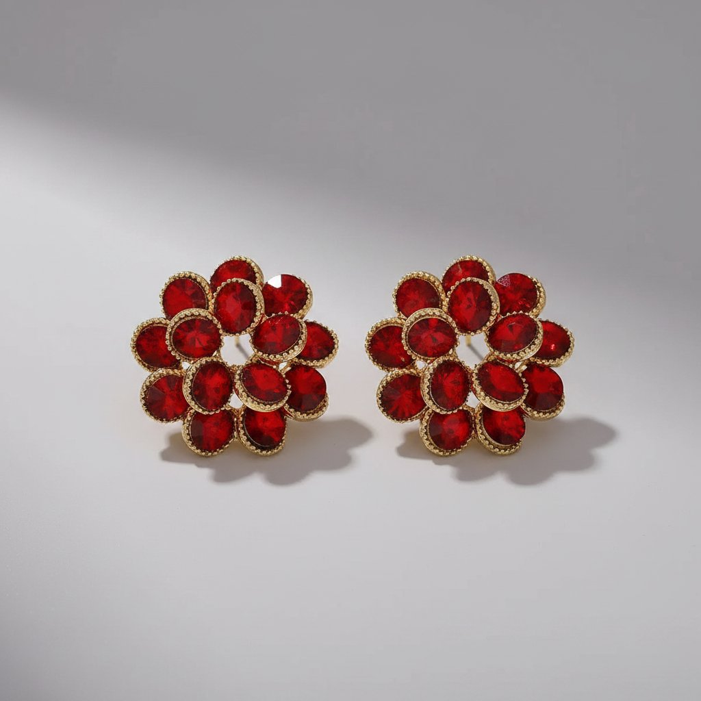 Leocadia Ruby Earrings