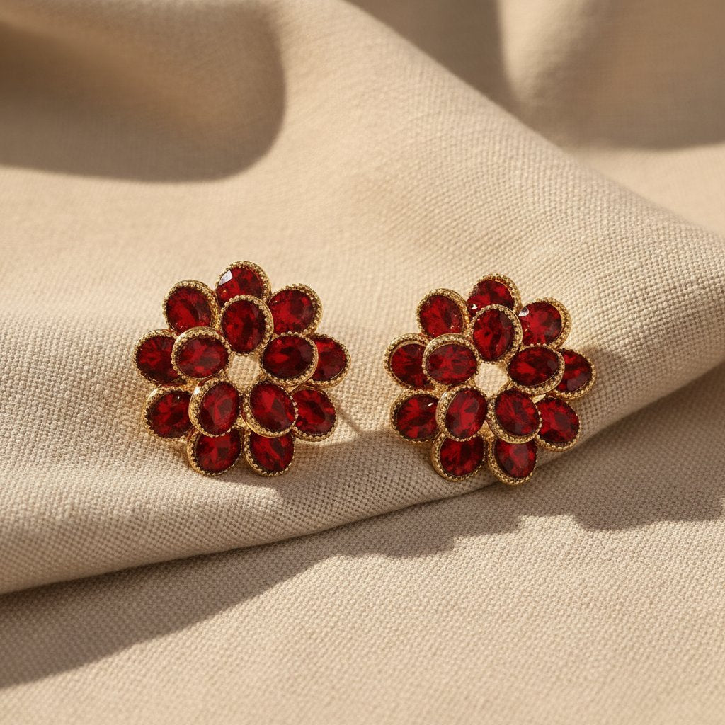 Leocadia Ruby Earrings
