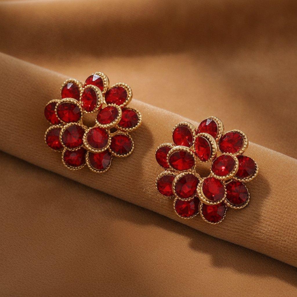 Leocadia Ruby Earrings