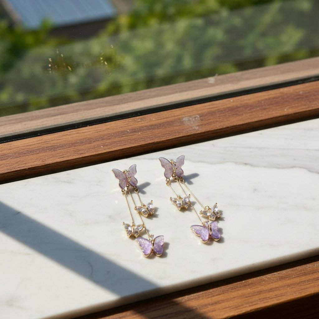 Rosaline Amethyst Earrings