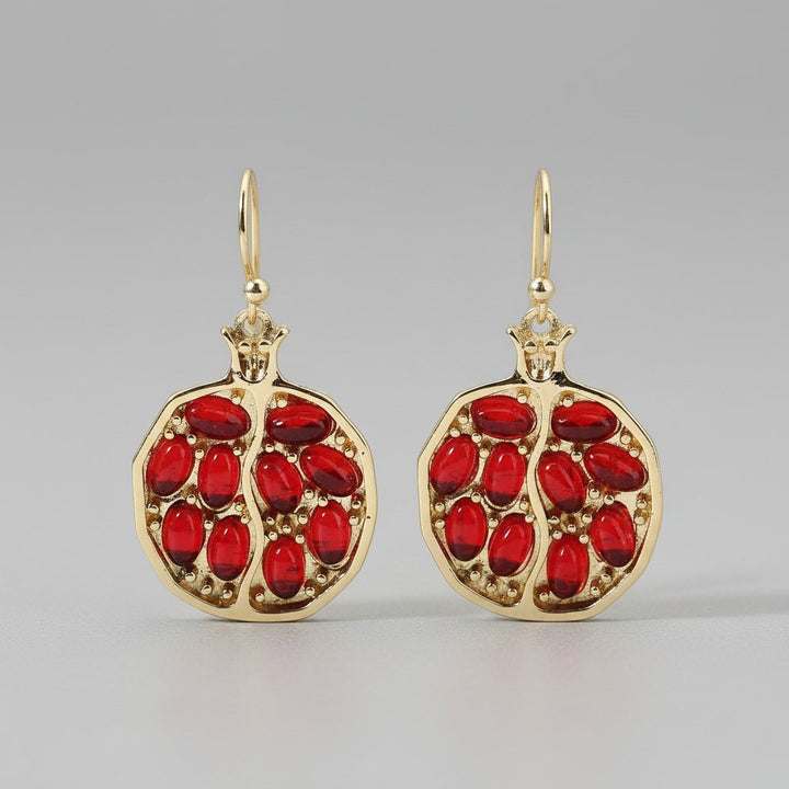 Wisteria Ruby Earrings