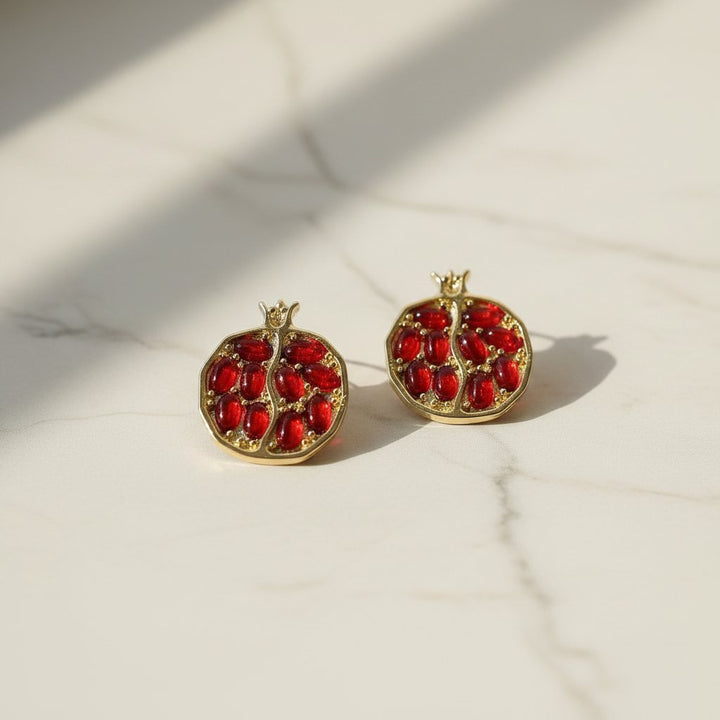 Wisteria Ruby Earrings