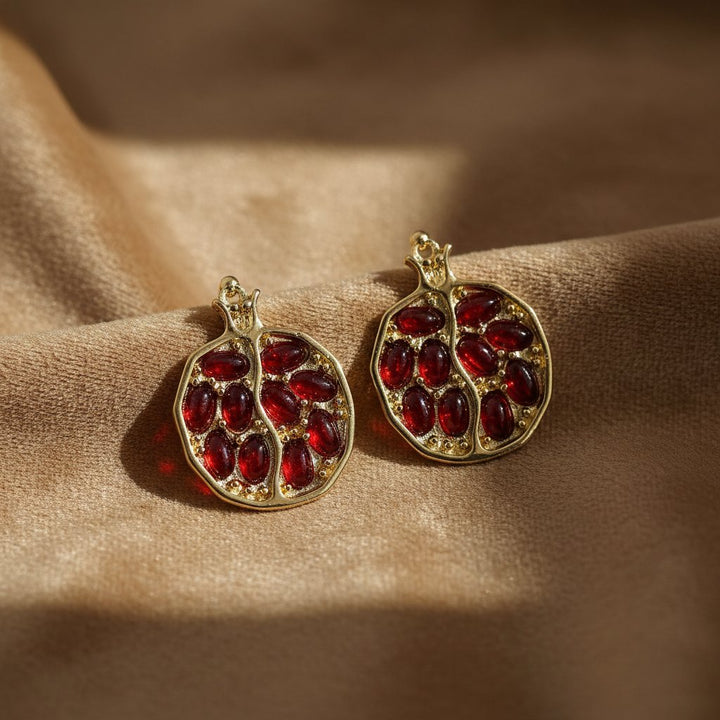 Wisteria Ruby Earrings