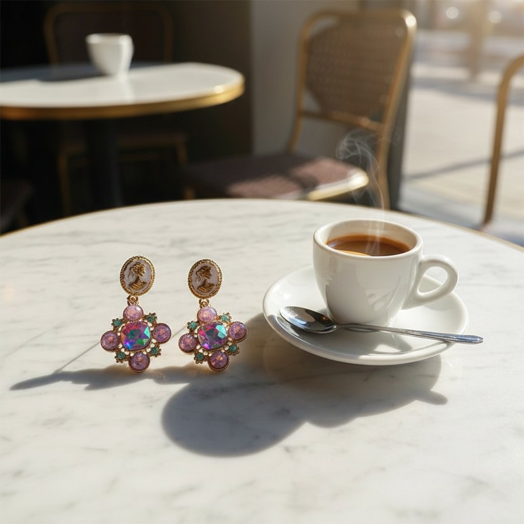Wisteria Crystal Earrings