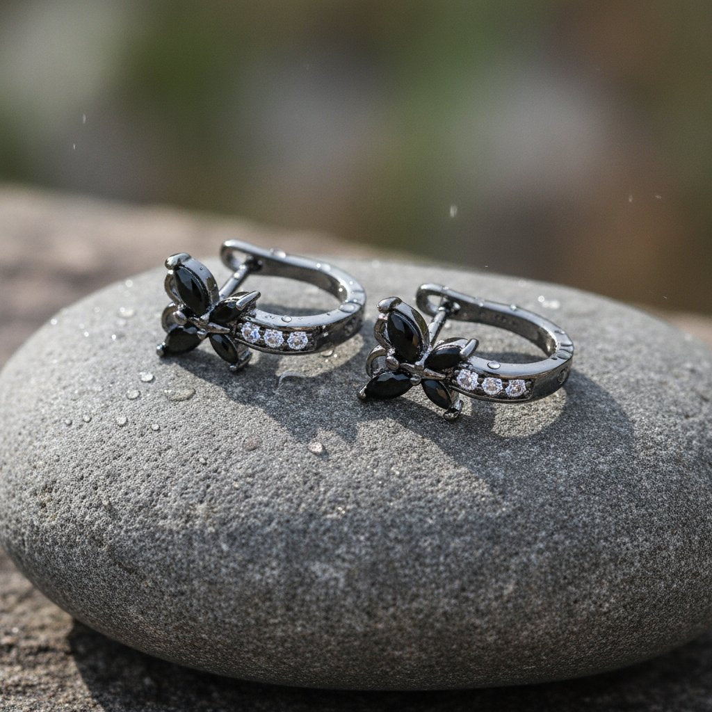 Aurelie Onyx Earrings