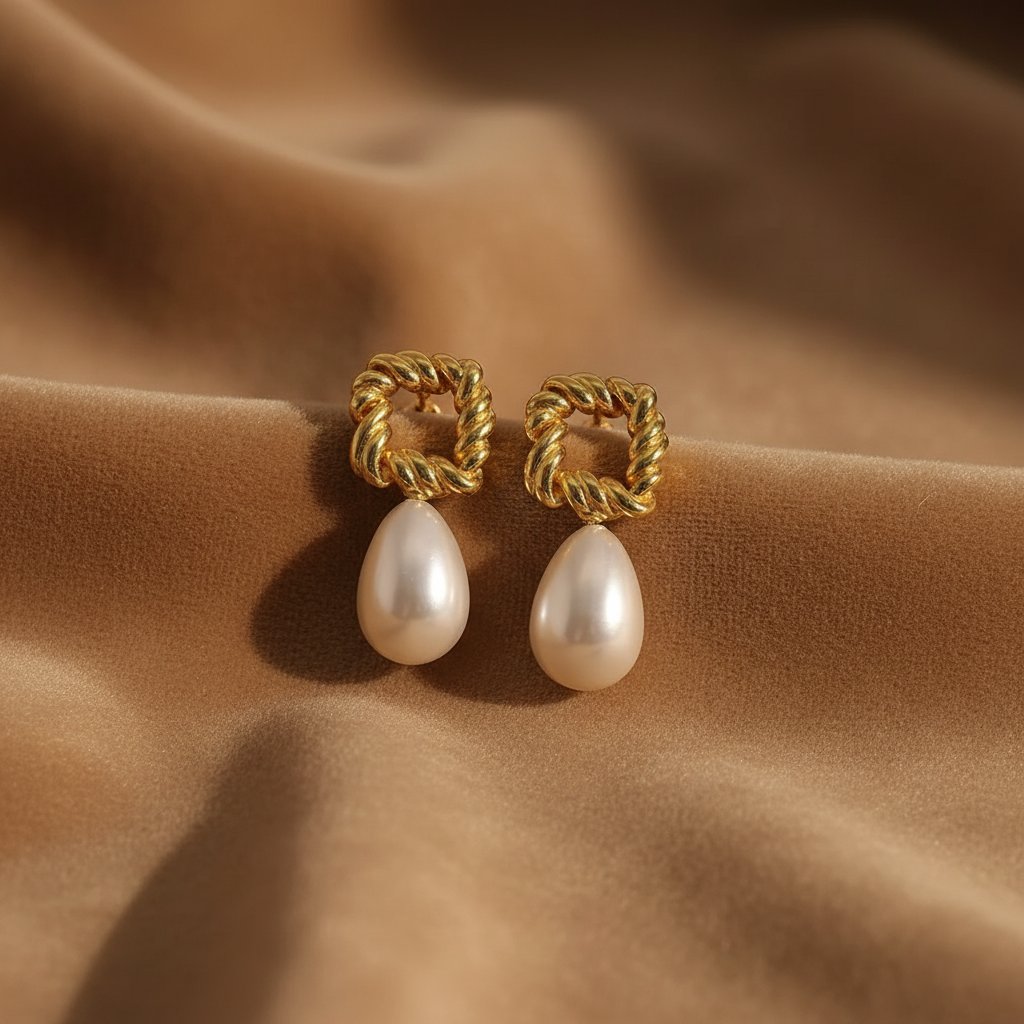 Delphine Pearl Earrings