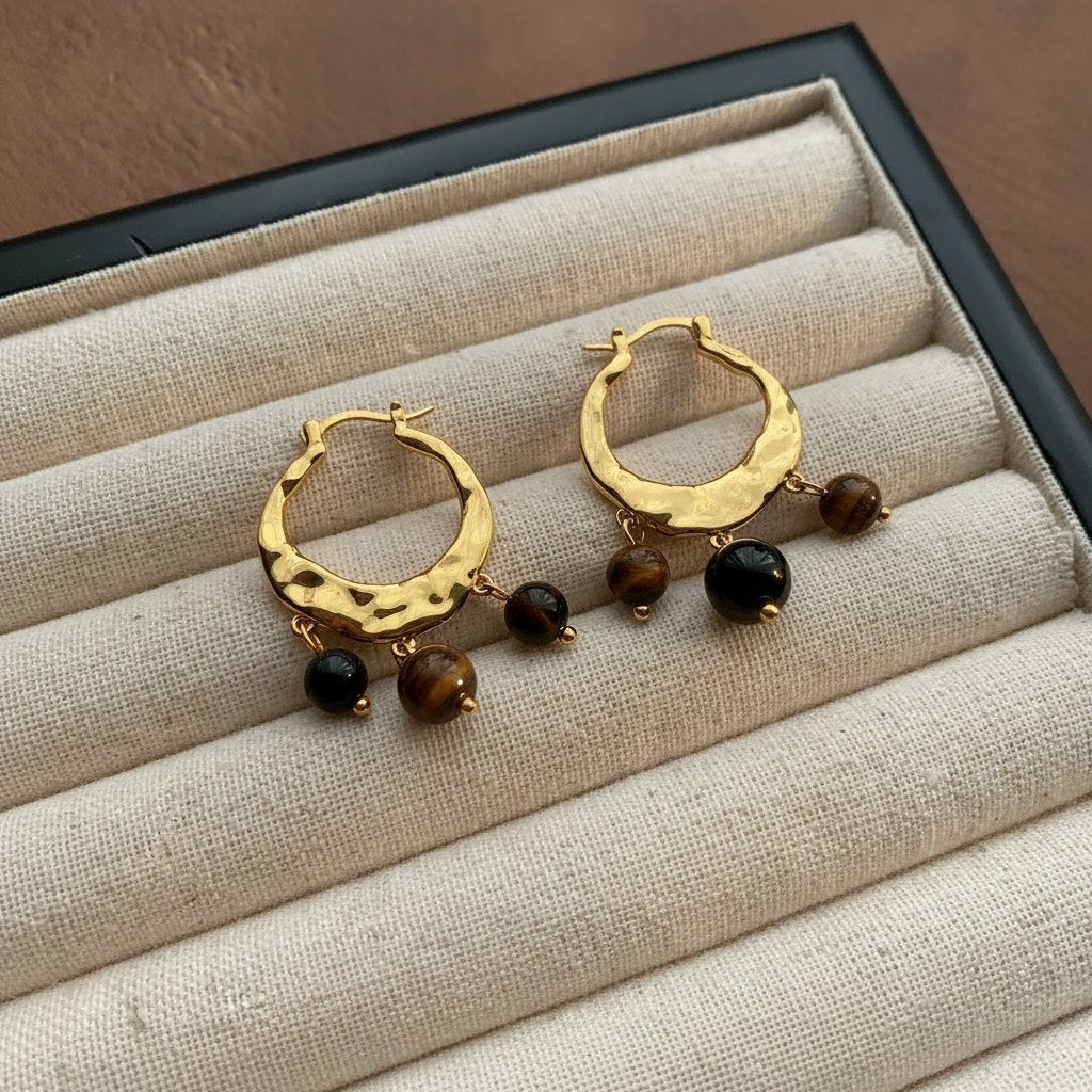Ottilie Onyx Earrings