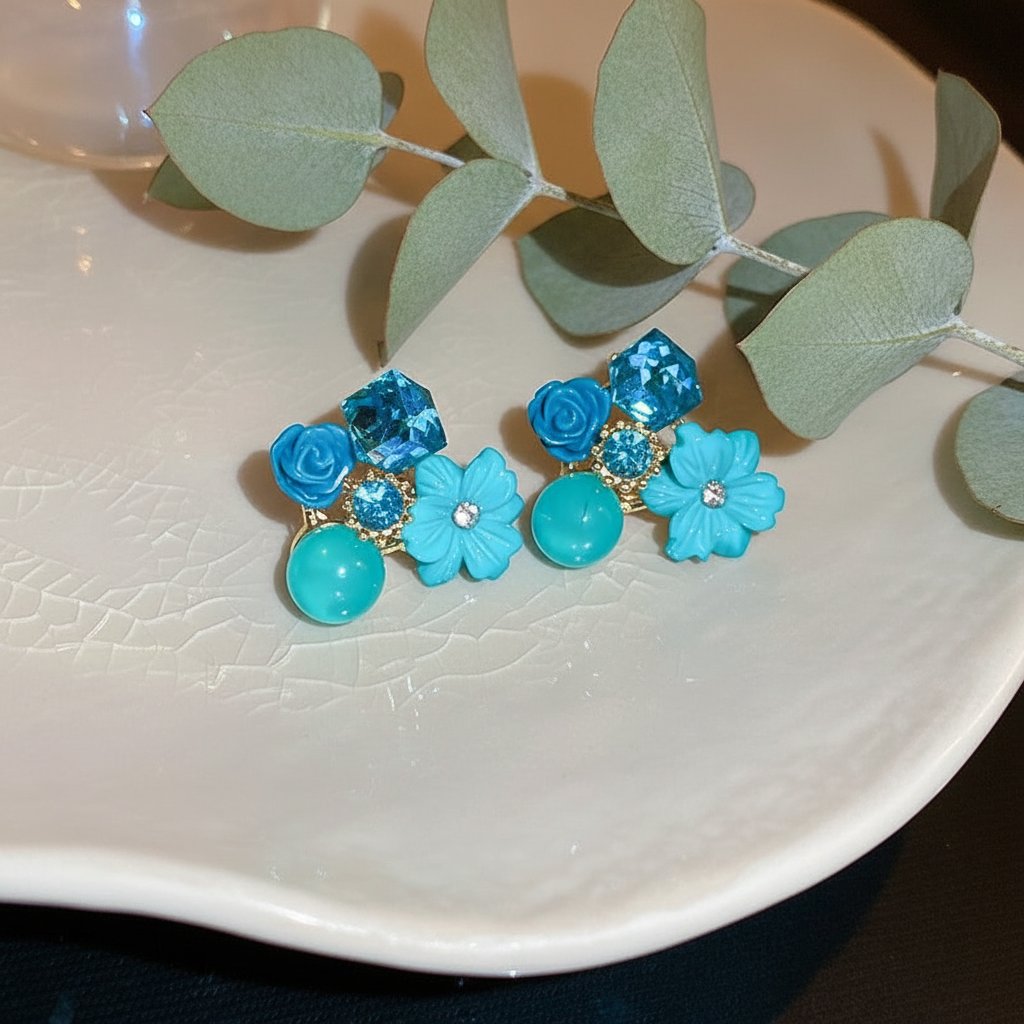 Marguerite Turquoise Earrings