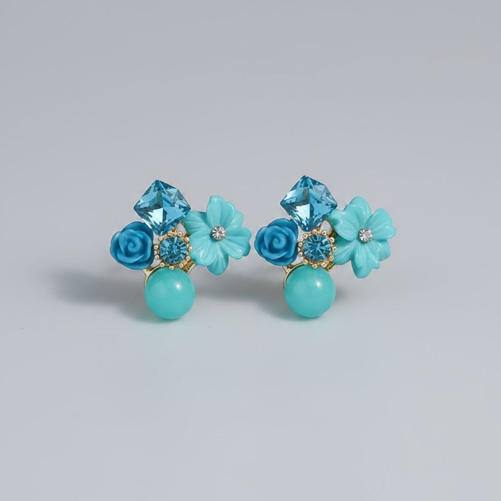 Marguerite Turquoise Earrings
