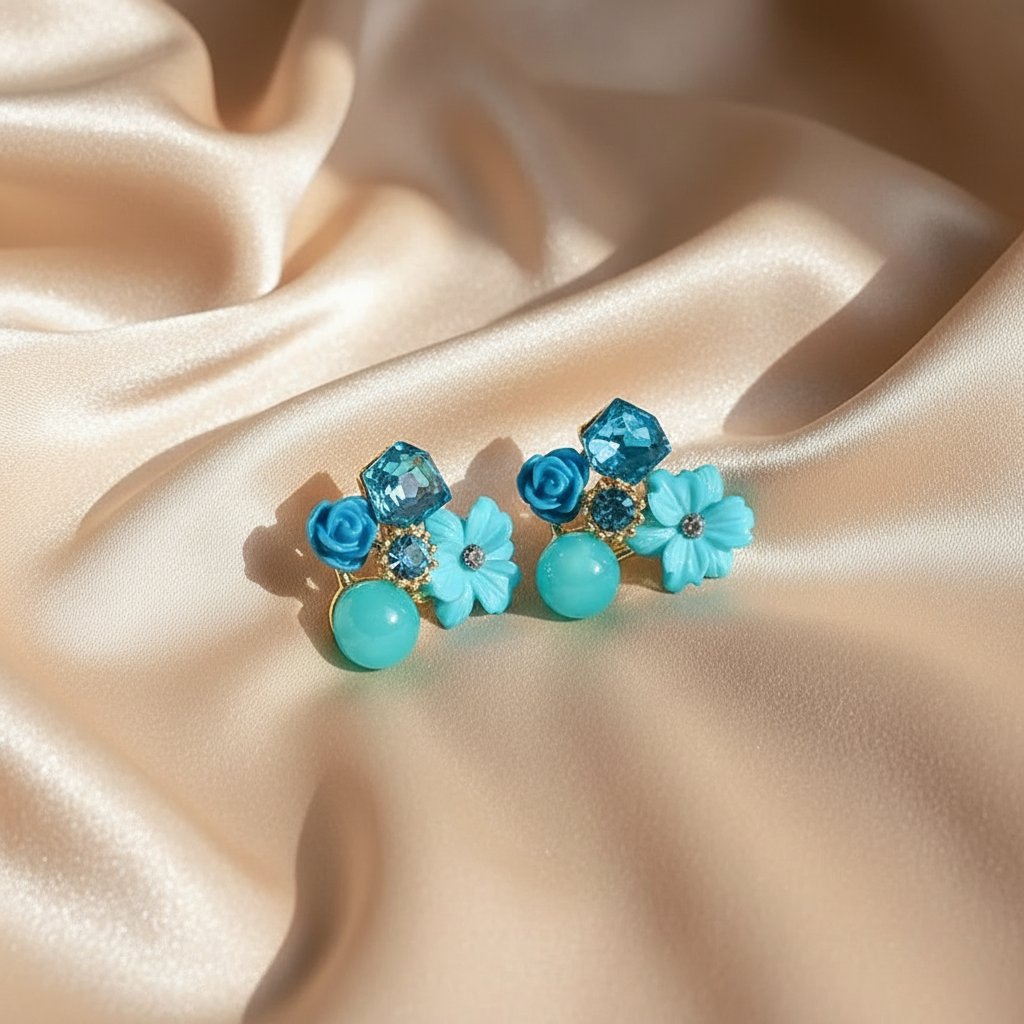 Marguerite Turquoise Earrings