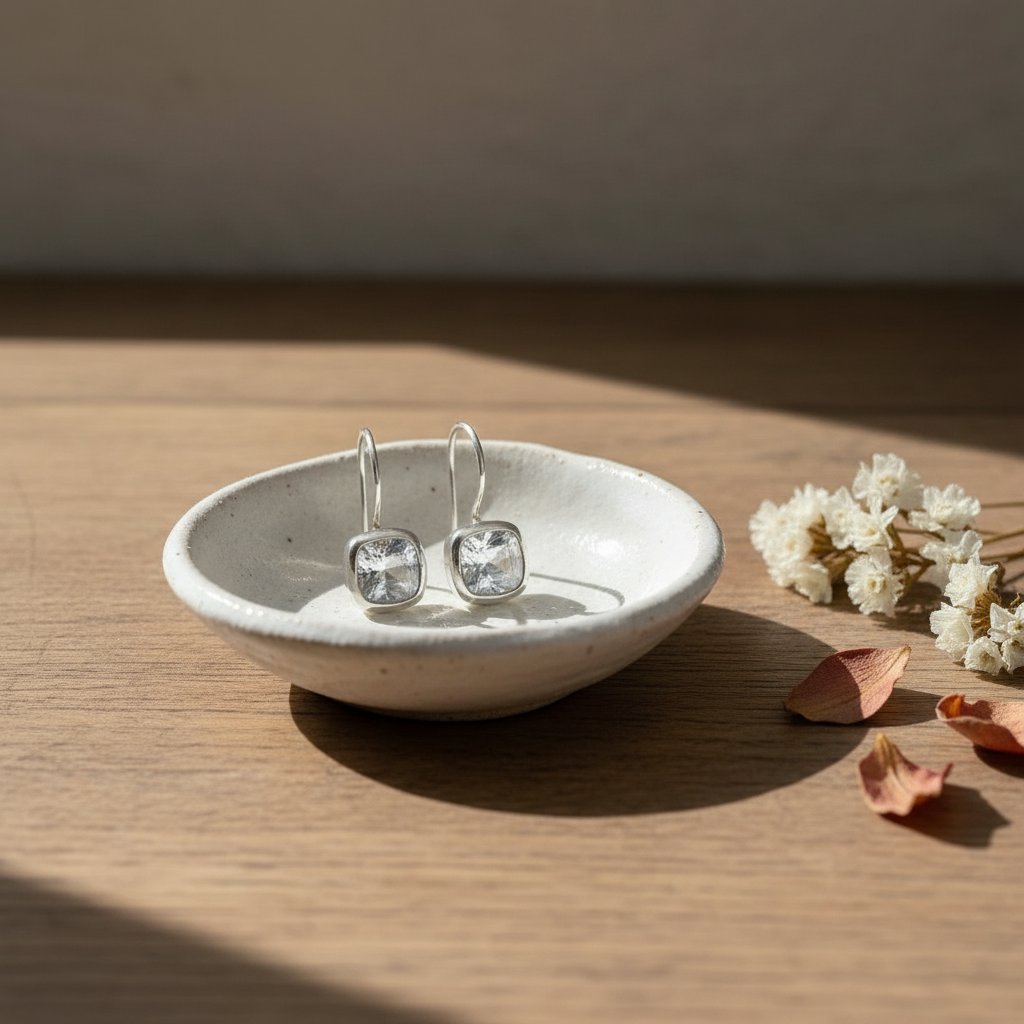 Fleur Moonstone Earrings