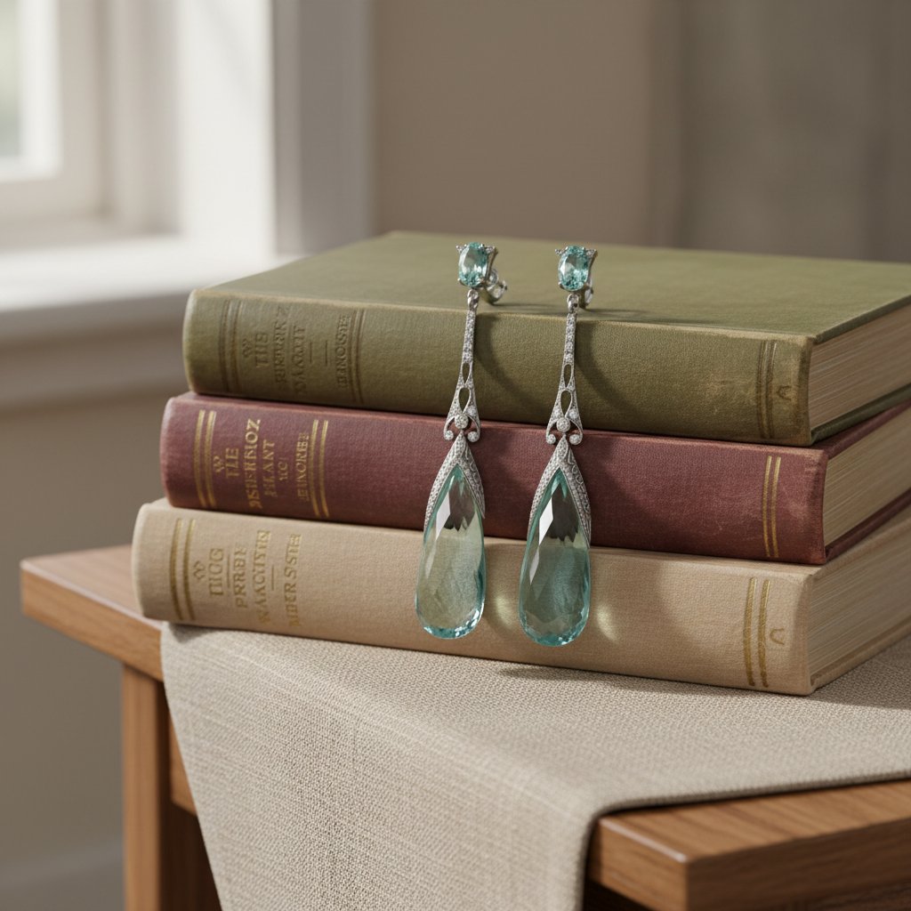 Mirabelle Aquamarine Earrings