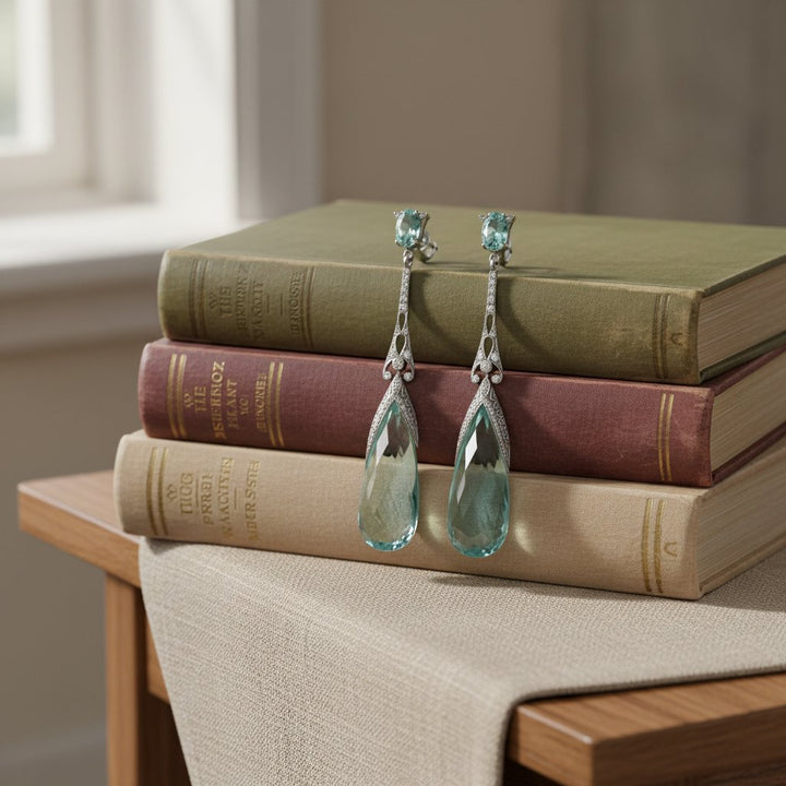Mirabelle Aquamarine Earrings