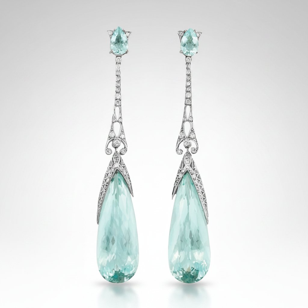 Mirabelle Aquamarine Earrings