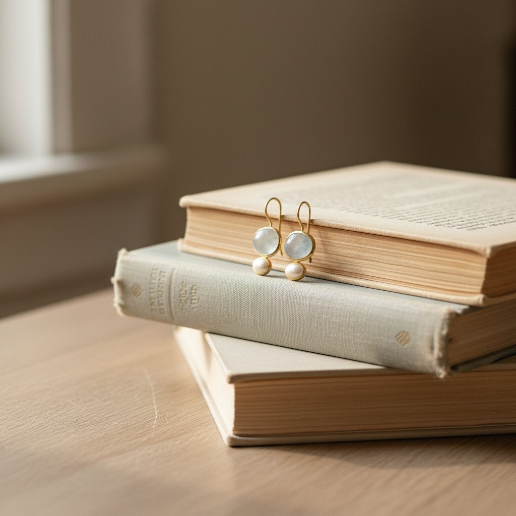 Mirabelle Pearl Earrings