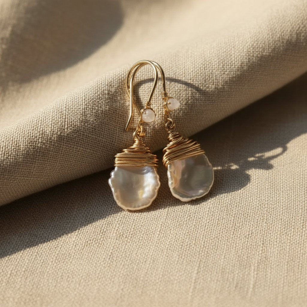 Mirabelle Pearl Earrings