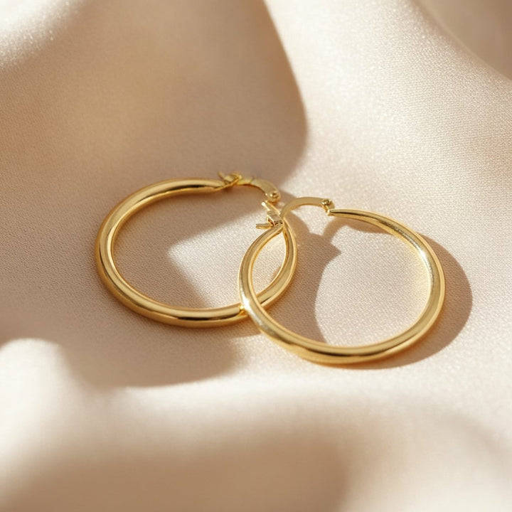 Odette Gold Hoop Earrings