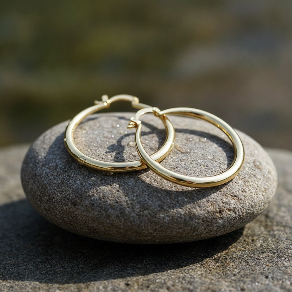 Odette Gold Hoop Earrings