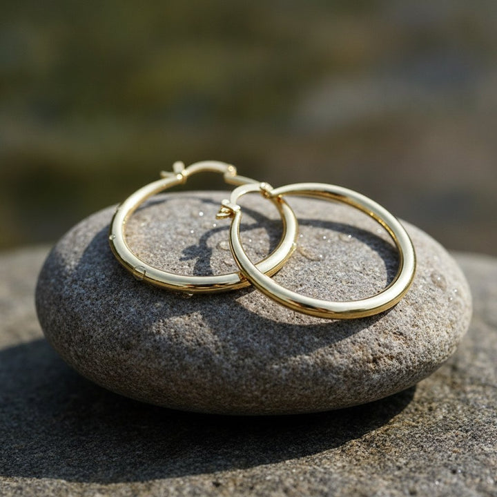 Odette Gold Hoop Earrings