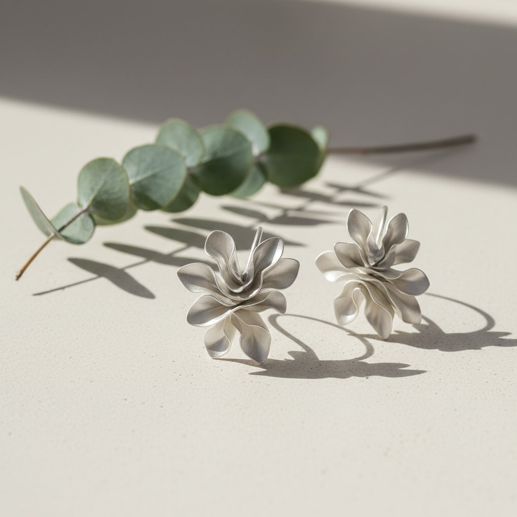 Romy Silver Earrings
