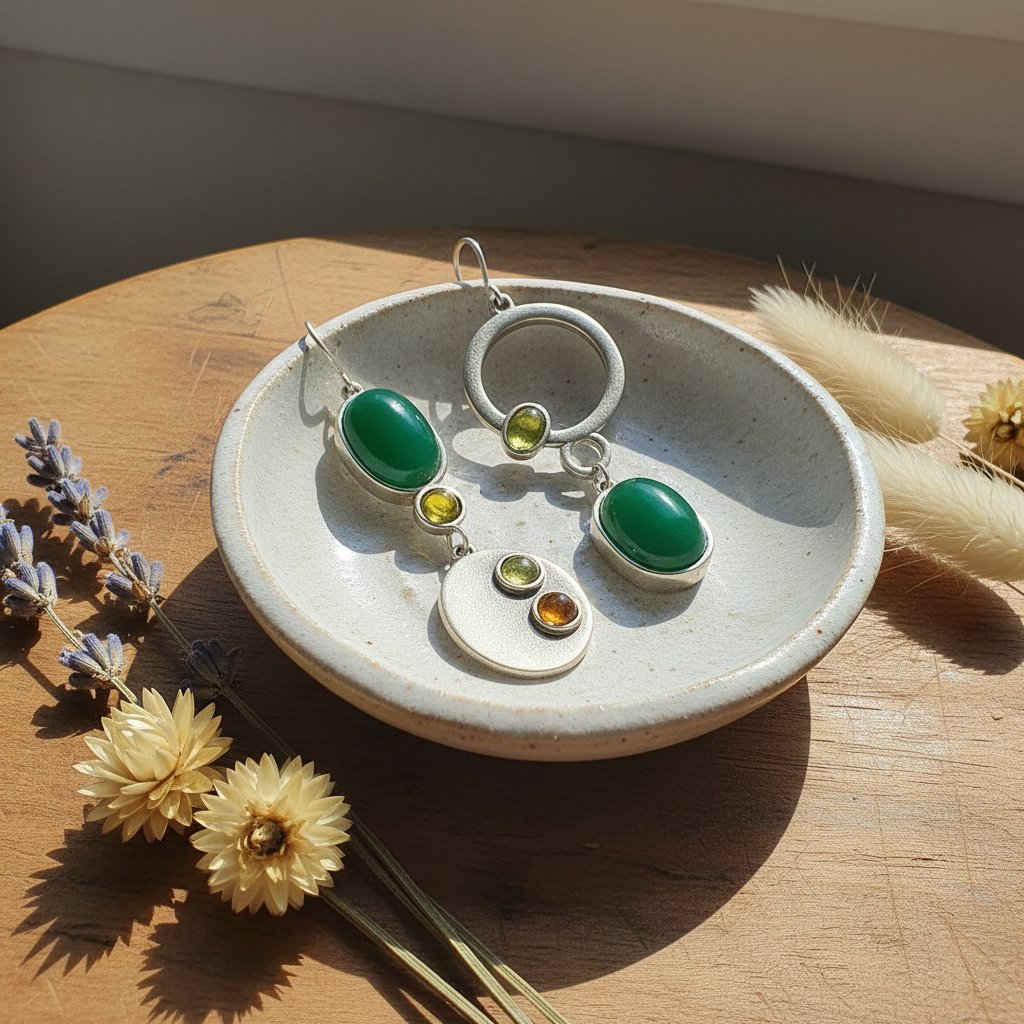 Romy Silver Earrings