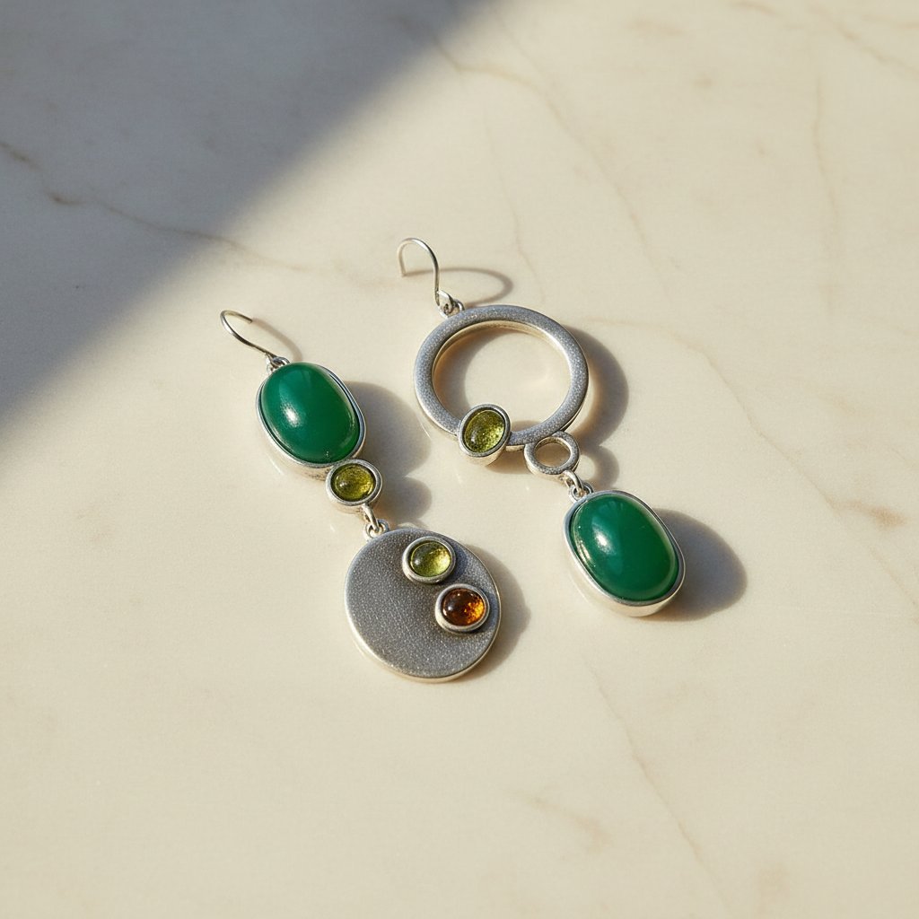 Romy Silver Earrings