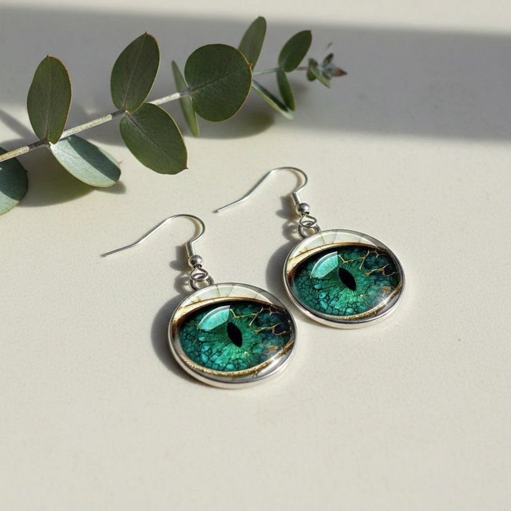 Calla Emerald Earrings