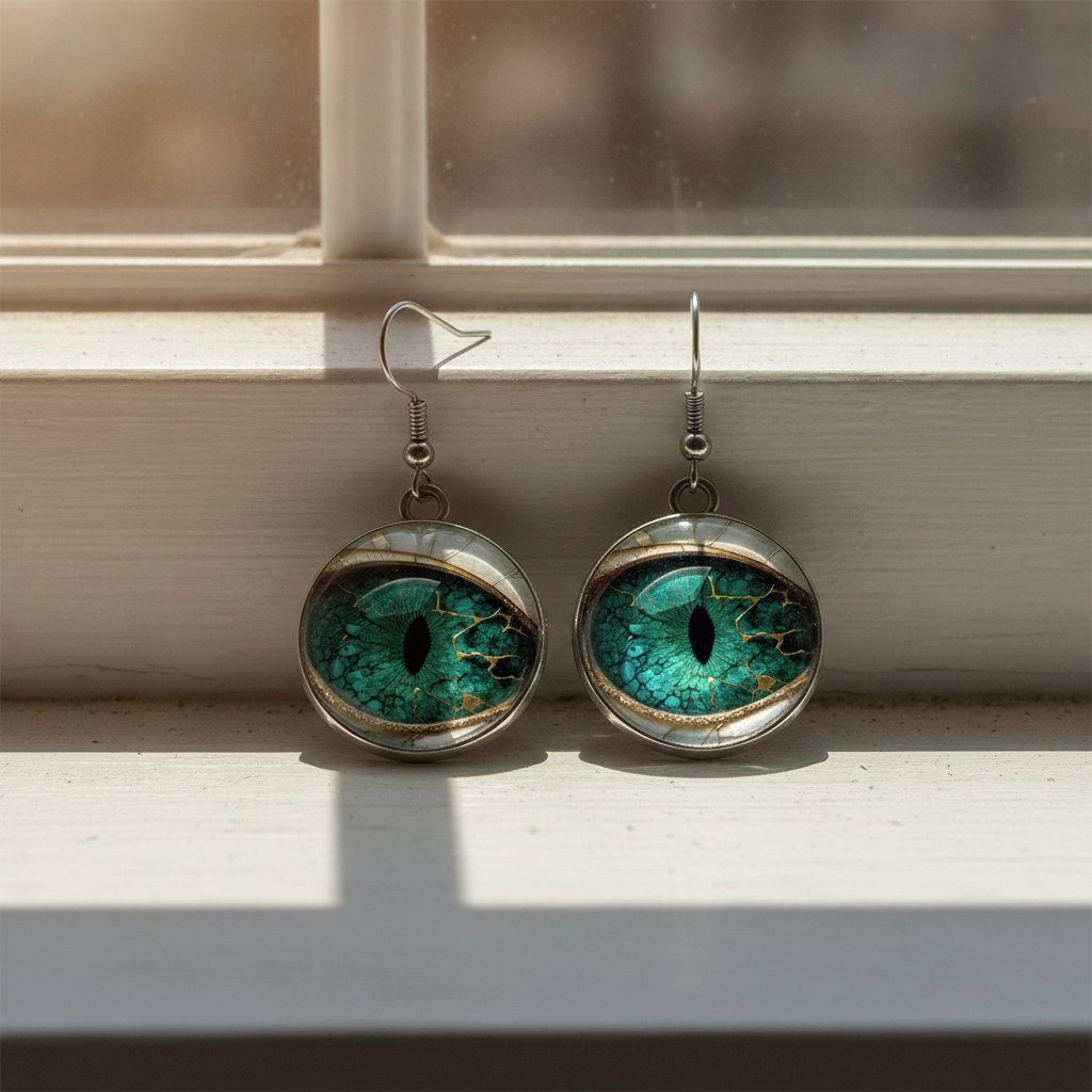 Calla Emerald Earrings