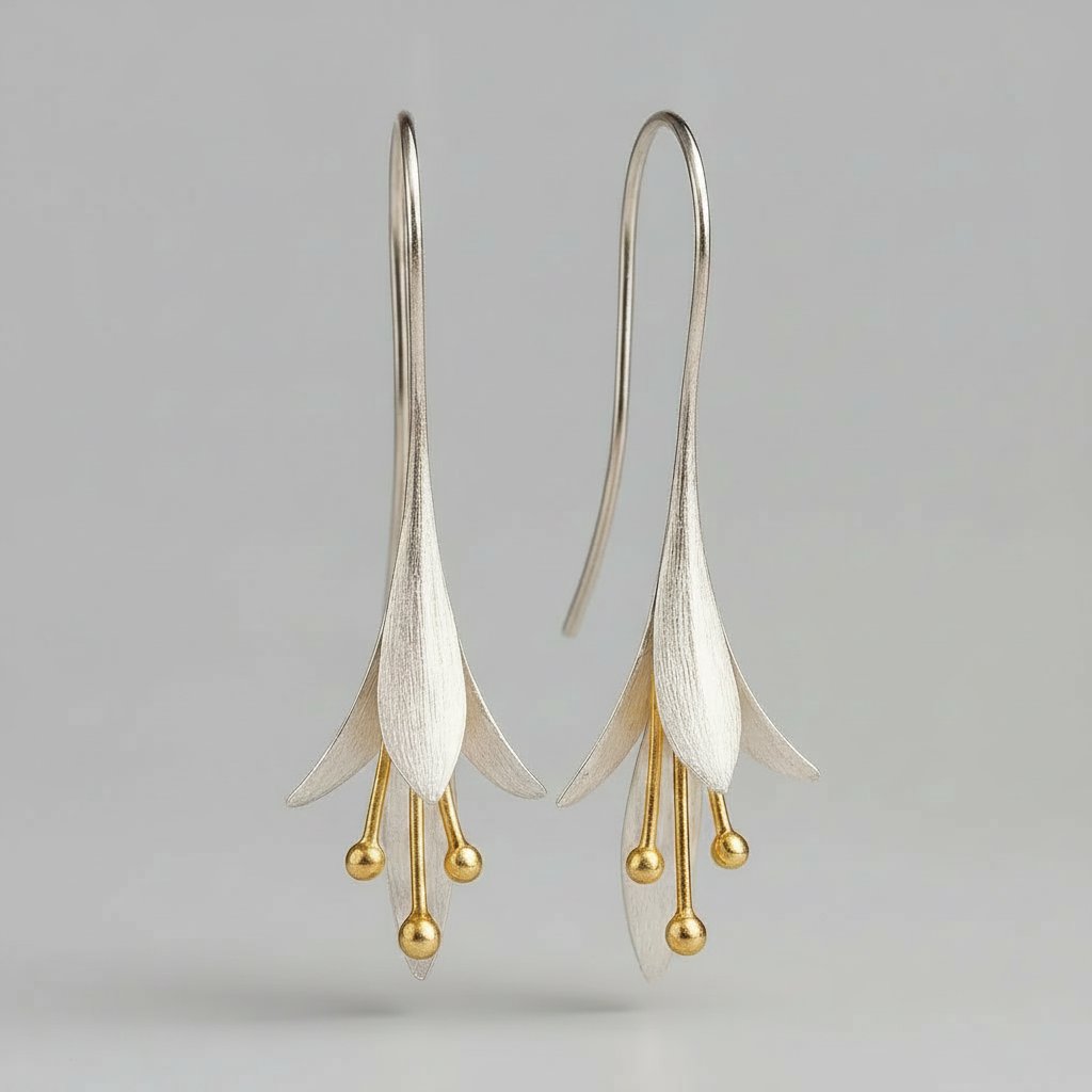 Valentine Silver Earrings