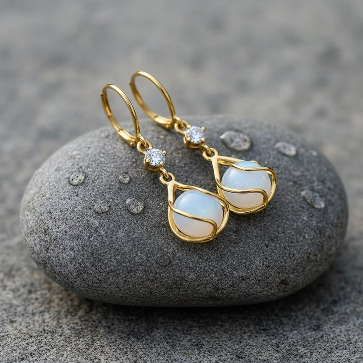 Valentine Opal Earrings