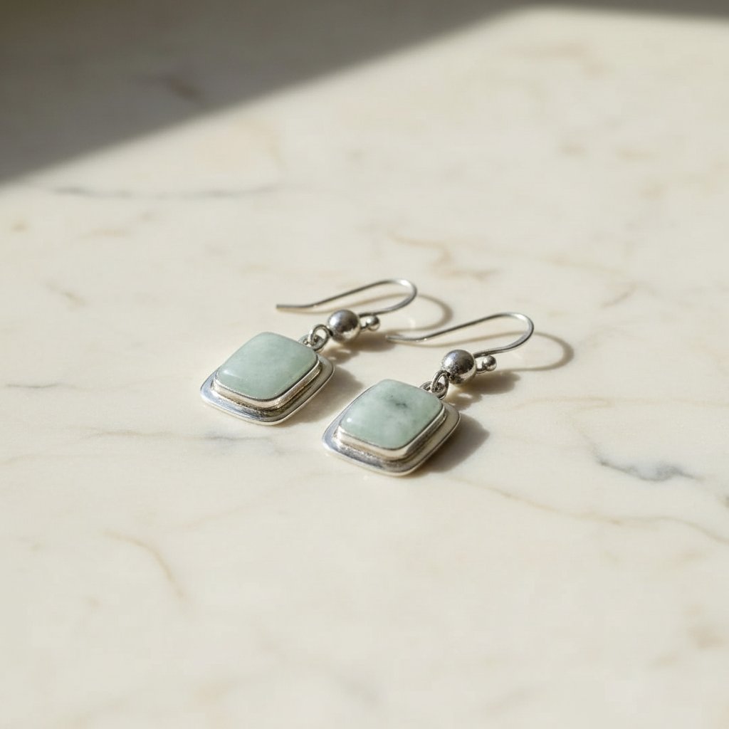 Cerise Silver Earrings