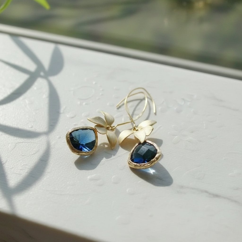 Cerise Gold Earrings