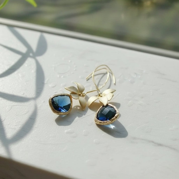 Cerise Gold Earrings